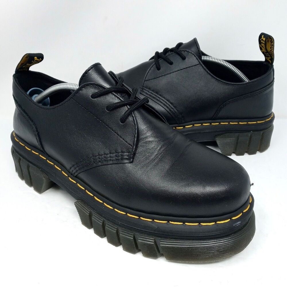 Dr. Martens Women's Audrick 3 Eye Platform Shoes Size US 11 Nappa Lux Leather